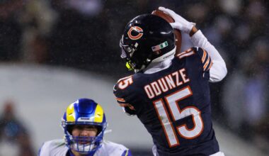 Who will lead the 2026 Chicago Bears in receptions?