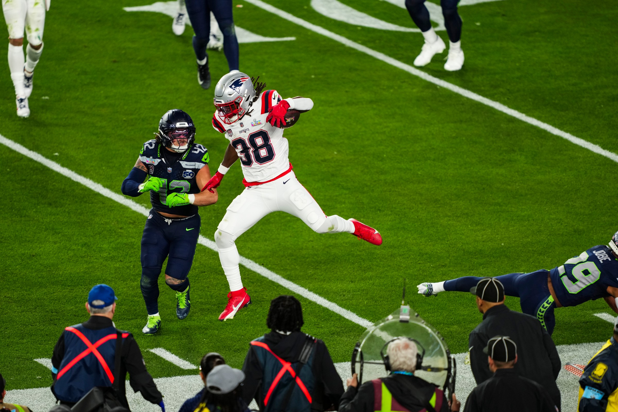 Rhamondre or TreVeyon is a tough call in 2026