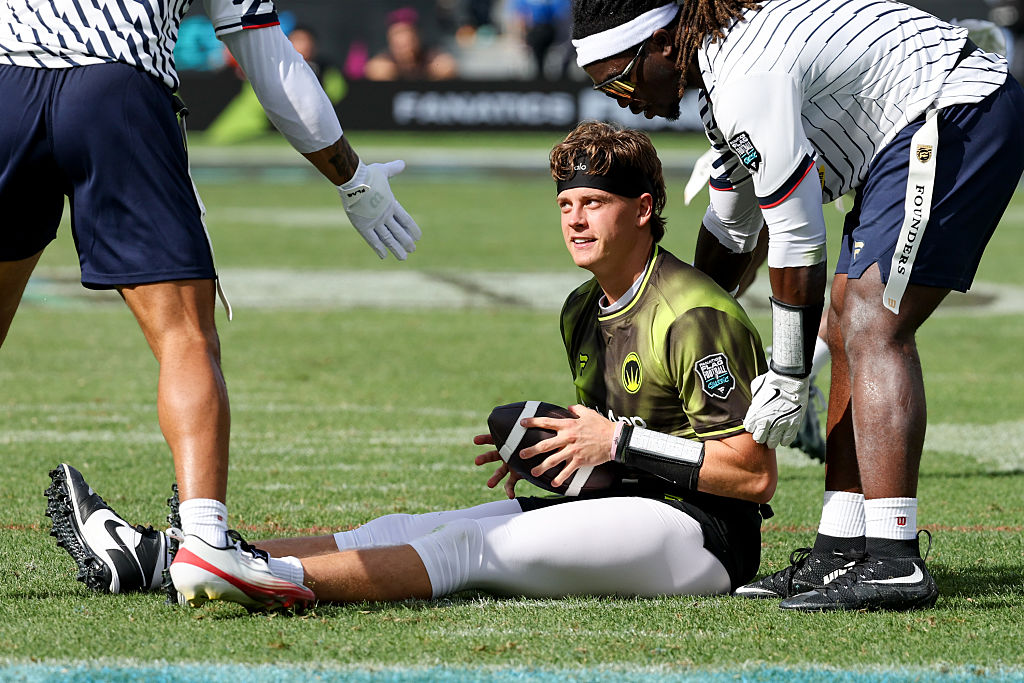 Bengals Fans Were Having A Rough Time Watching Joe Burrow Play Flag Football