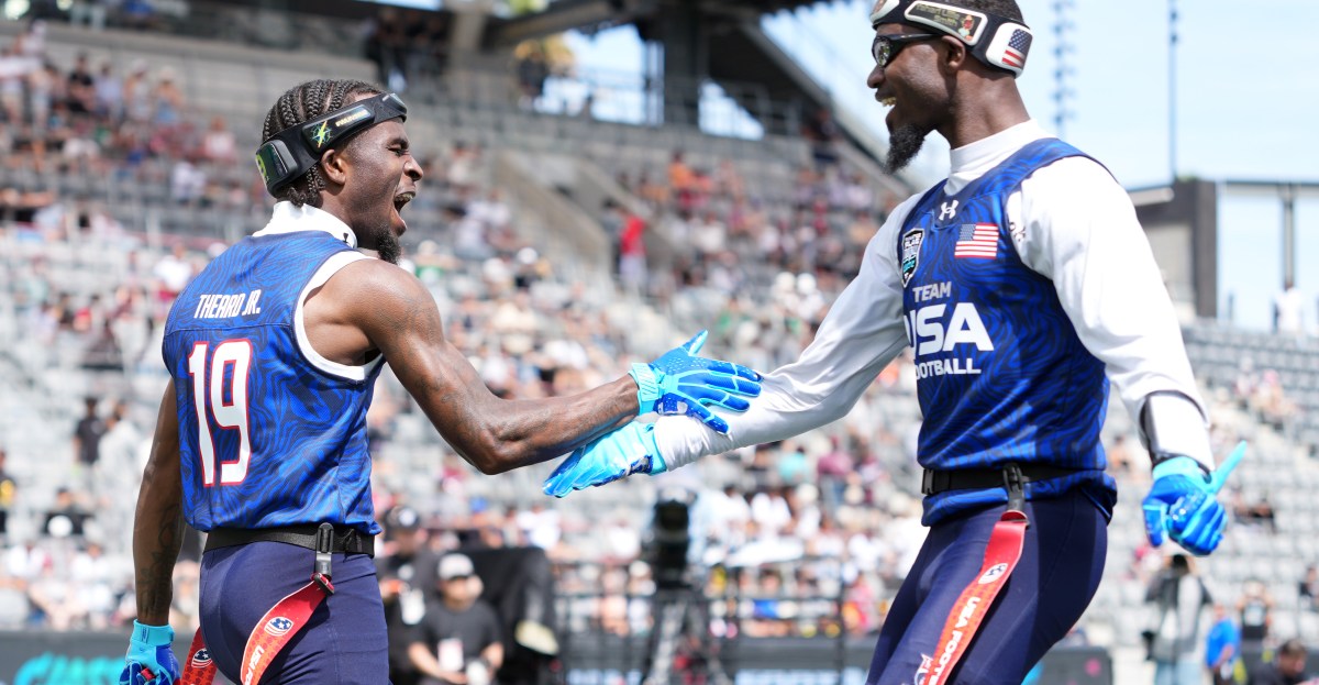 Flag football matchup between Team USA and NFL players didn’t go as expected
