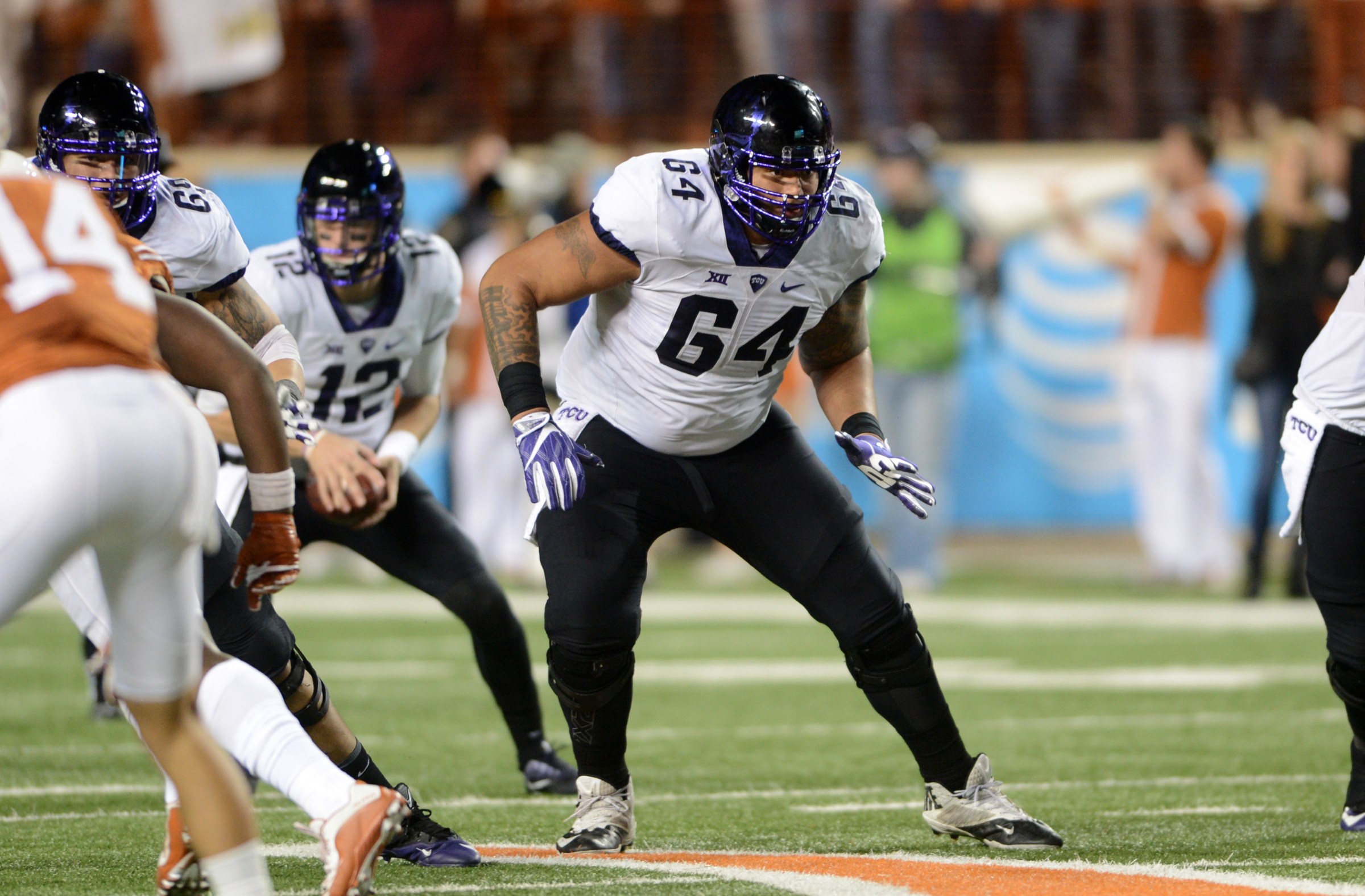 TCU Horned Frogs lineman Matt Pryor