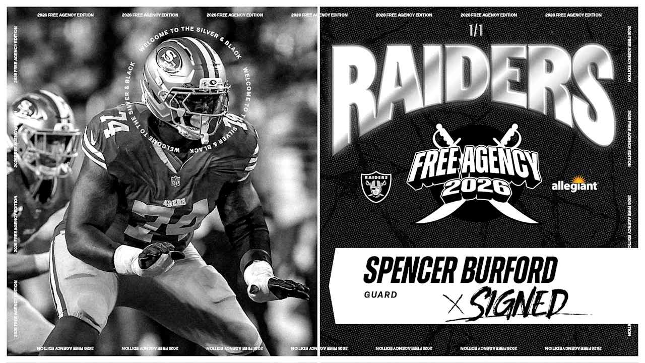 Raiders sign G Spencer Burford