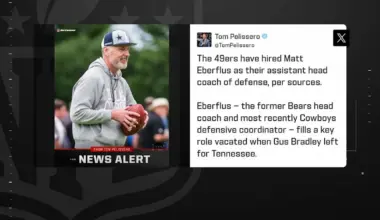 49ers hire Matt Eberflus as their assistant head coach of defense 'The Insiders'
