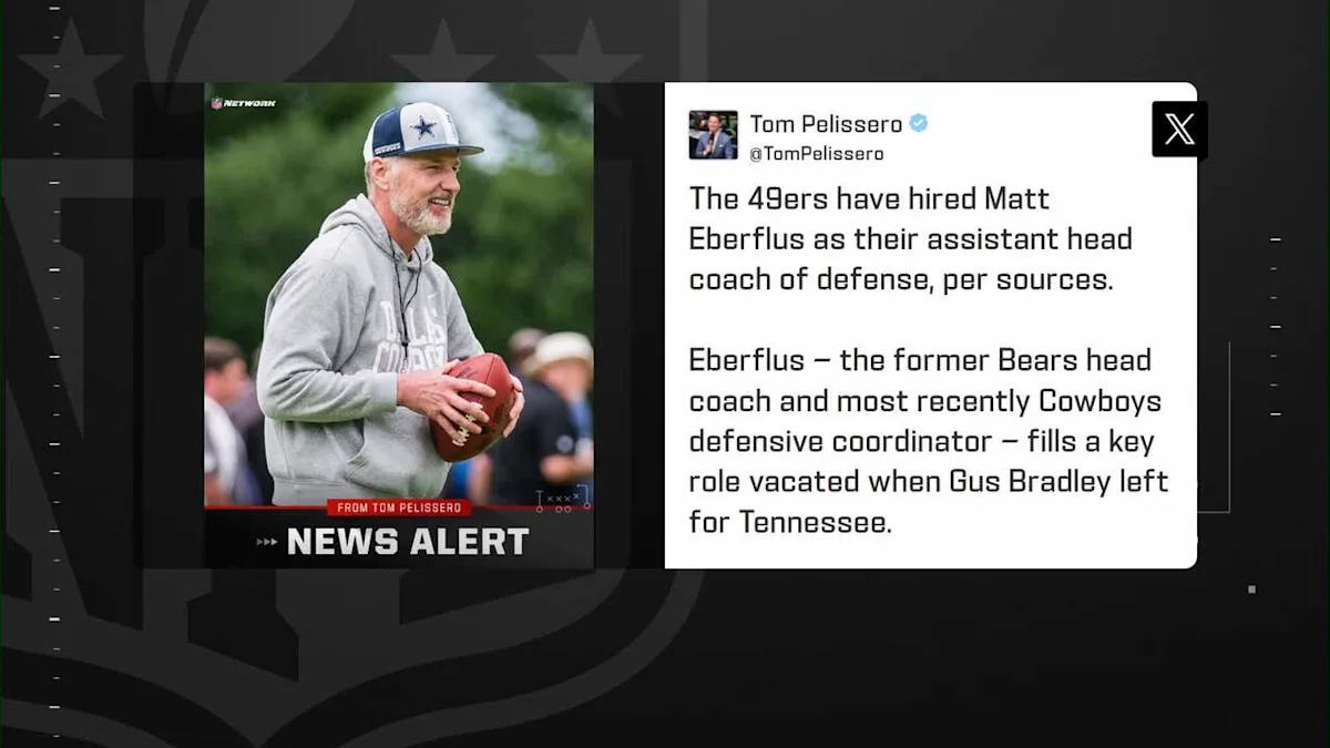 49ers hire Matt Eberflus as their assistant head coach of defense 'The Insiders'