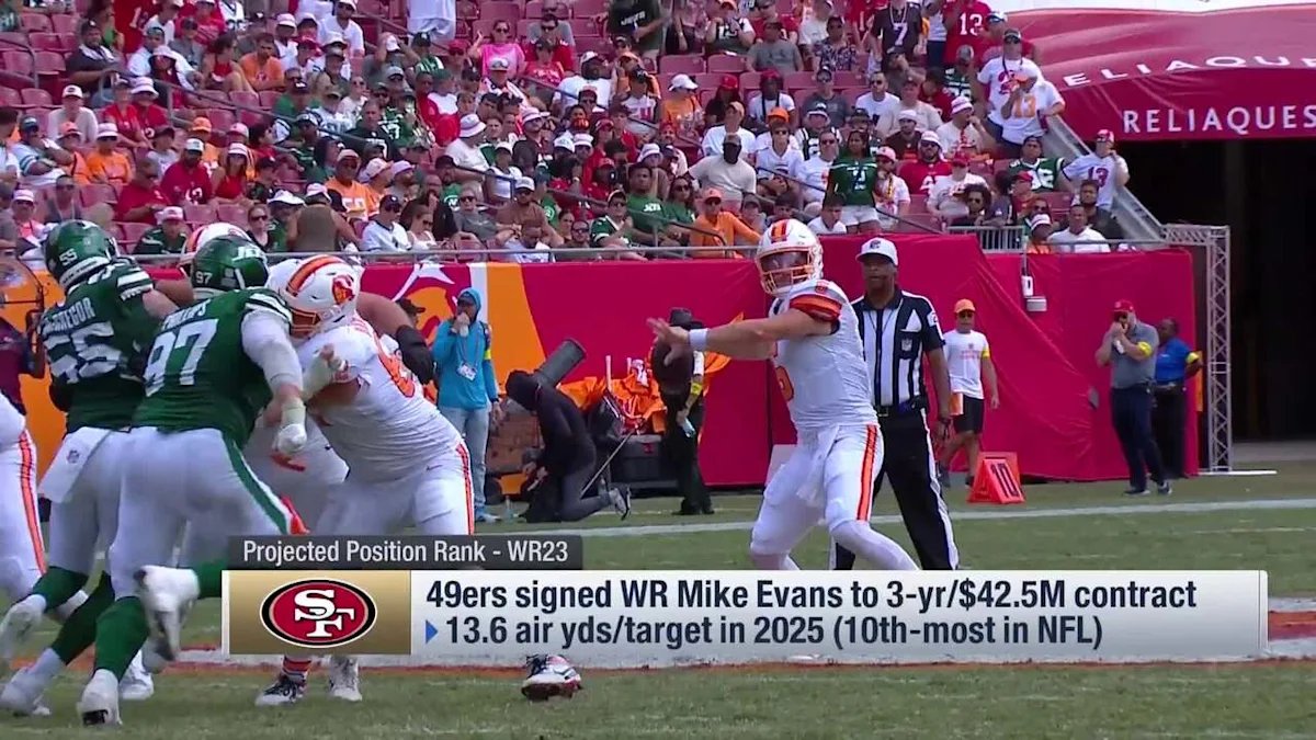 Mike Evans' fantasy impact with 49ers 'NFL Fantasy Live'