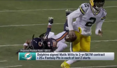 Malik Willis' fantasy impact with Dolphins 'NFL Fantasy Live'