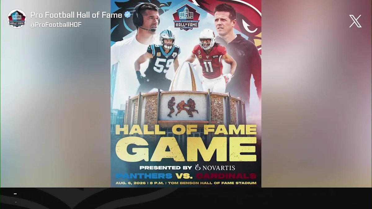 Pro Football HOF game is set for Aug. 6, Panthers-Cardinals 'The Insiders'