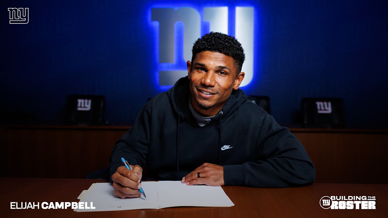 Giants sign defensive back Elijah Campbell