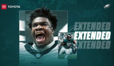 Eagles, Jordan Davis agree to three-year contract extension