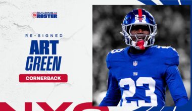 Giants bring back cornerback Art Green