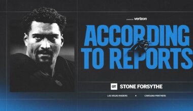 Panthers agree to terms with tackle Stone Forsythe