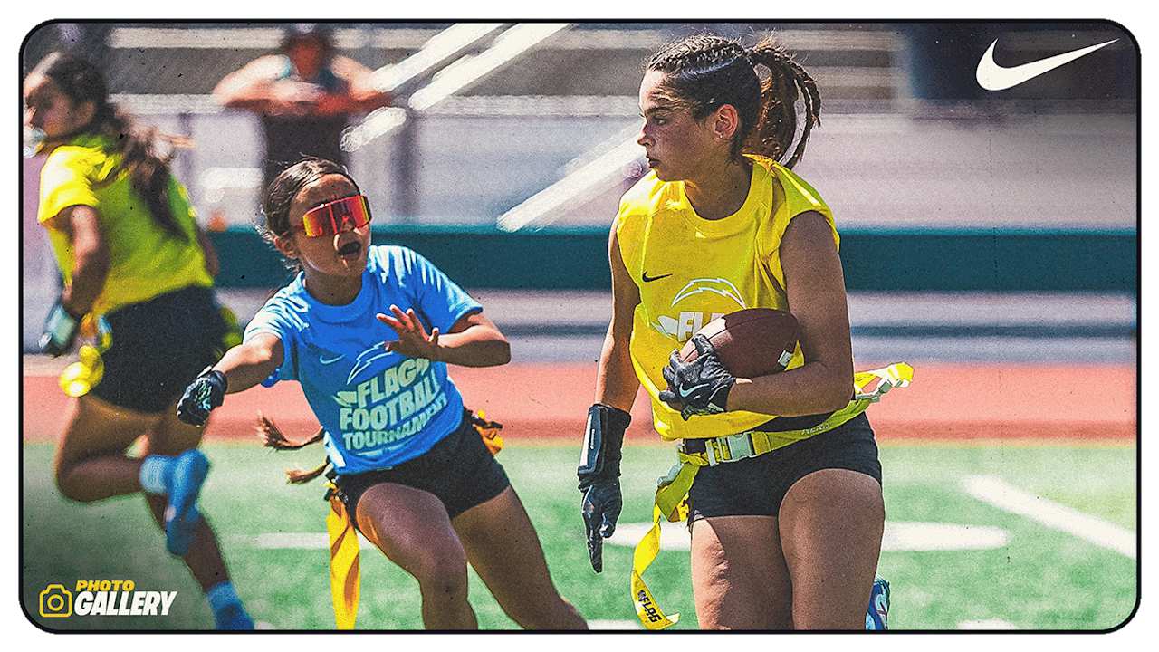 Chargers x Nike Middle School Flag Football Tournament in San Diego