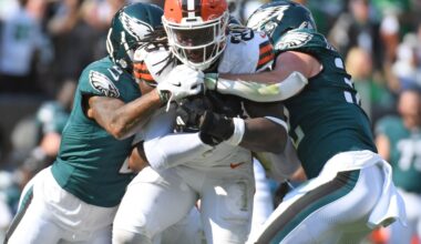 Eagles “have interest” in TE David Njoku, per report
