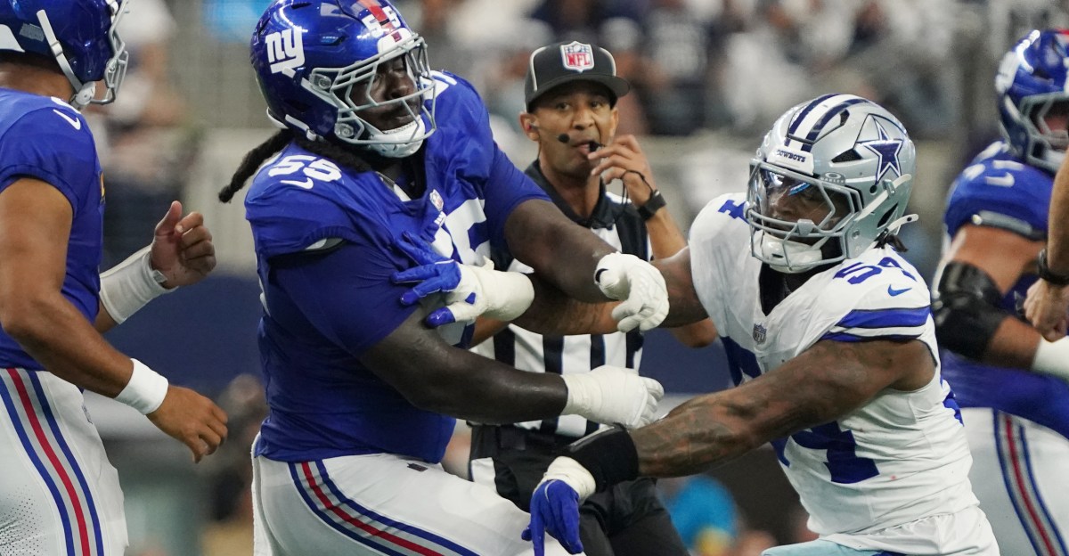 NY Giants news: Tackle who committed 4 penalties on one drive released