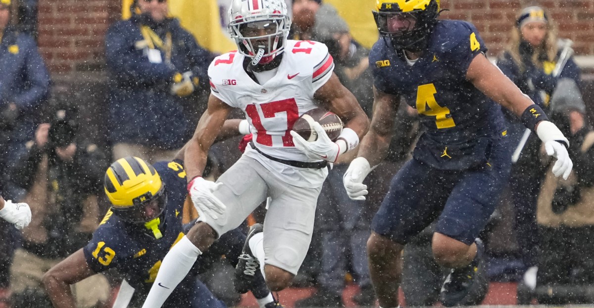 Looking at WRs for the Commanders with free agent Van Jefferson and draft prospect Carnell Tate