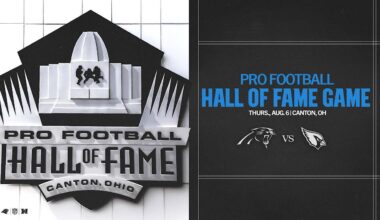 Panthers to face Cardinals in Hall of Fame Game