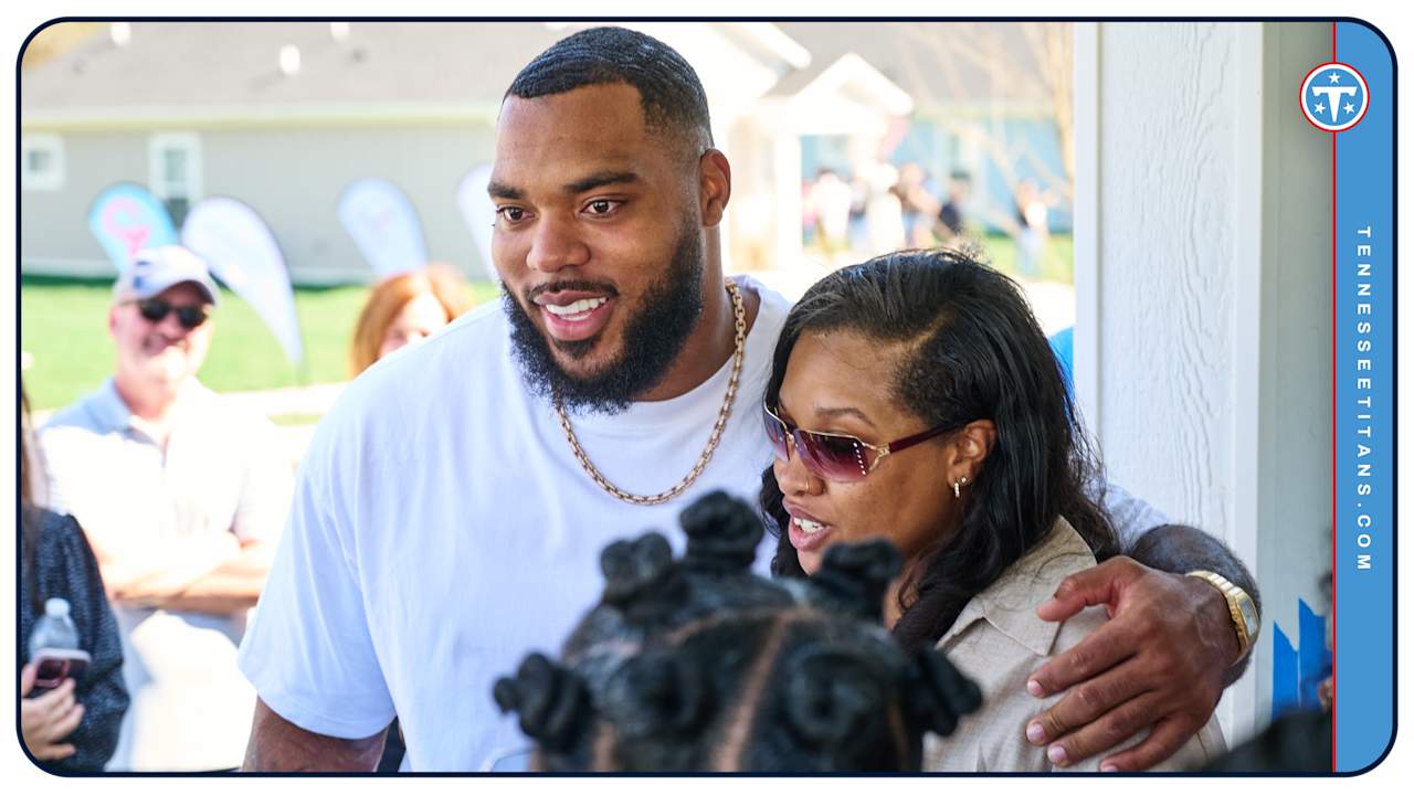 Titans DT Jeffery Simmons Surprises Family By Paying for Mortgage for a Year at Habitat for Humanity Event