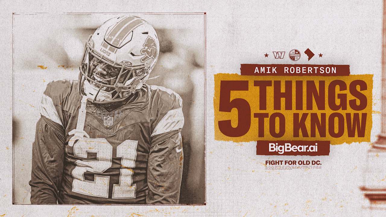 5 things to know about Amik Robertson