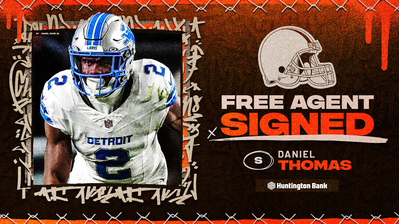 Browns sign S Daniel Thomas