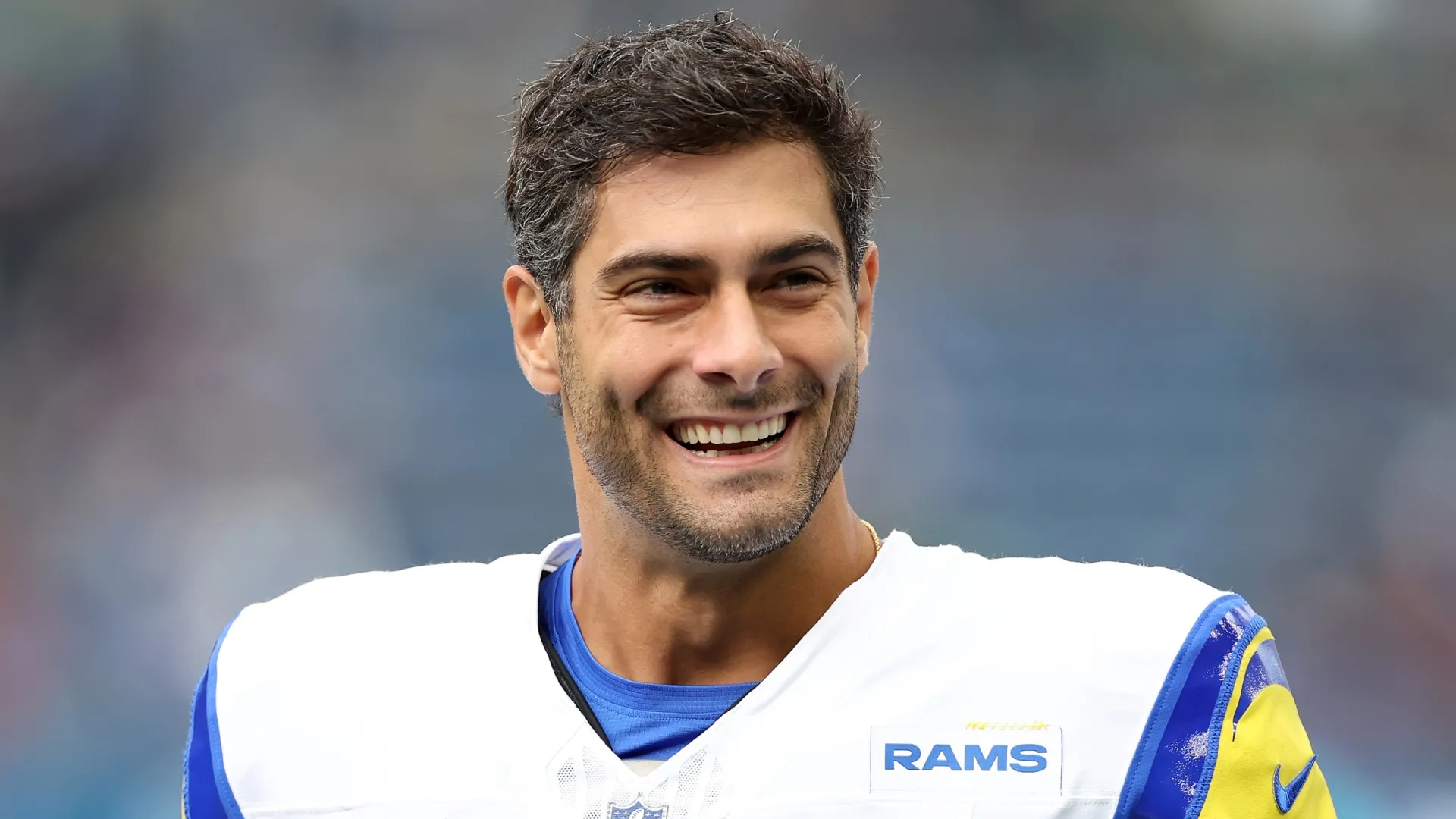 Jimmy Garoppolo #11 of the Los Angeles Rams
