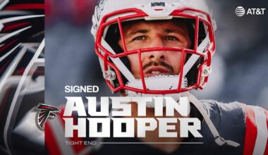 Atlanta Falcons sign TE Austin Hooper