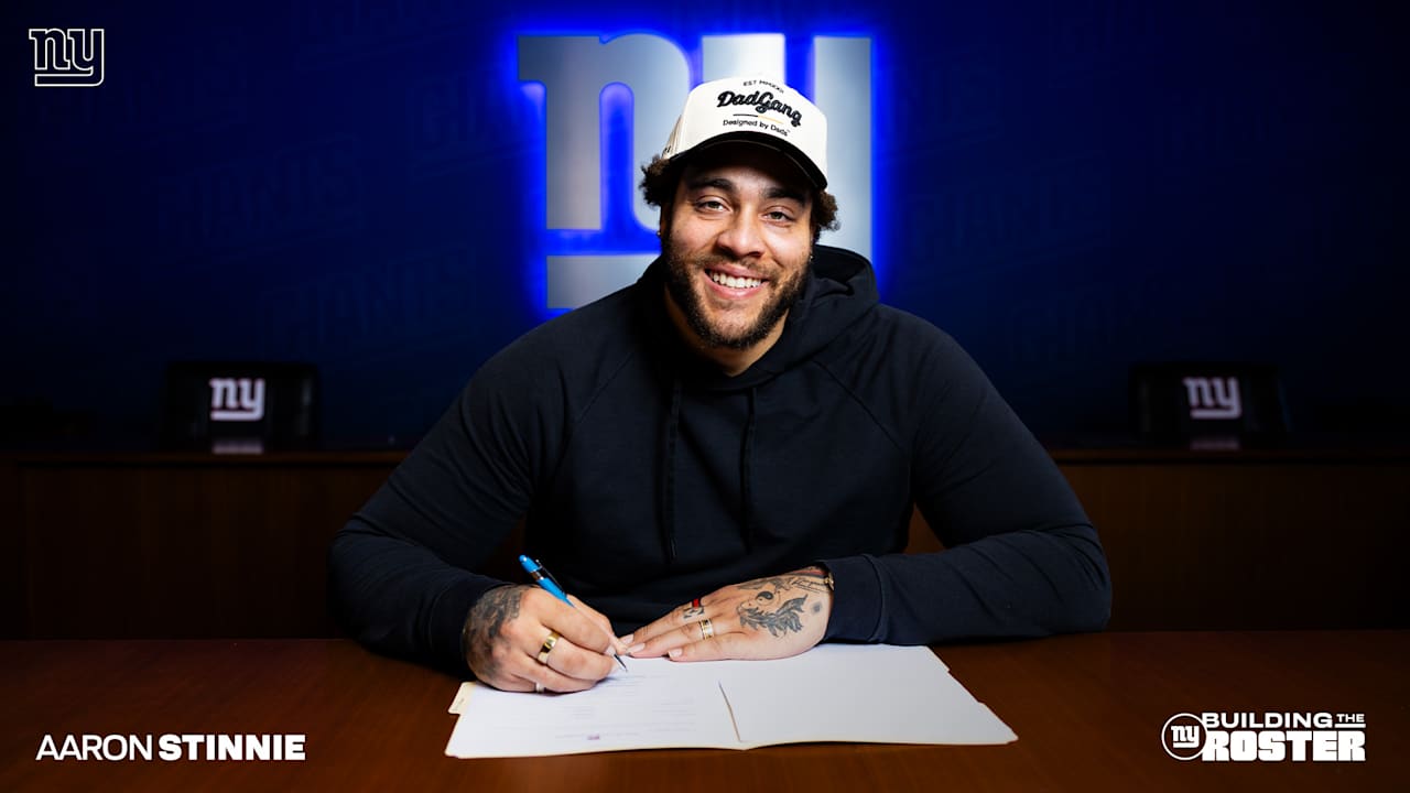 Aaron Stinnie returns to Giants as another piece to offensive line