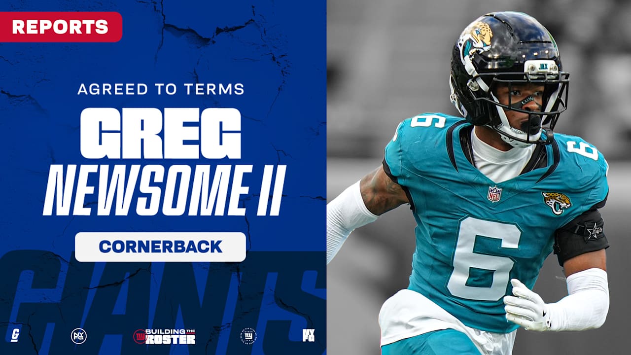 Giants agree to terms with CB Greg Newsome II, pending physical