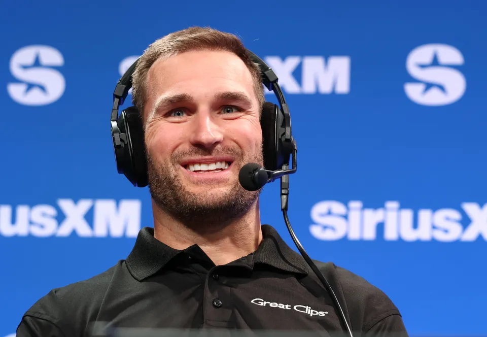  Kirk Cousins visits SiriusXM on Radio Row at Super Bowl LX