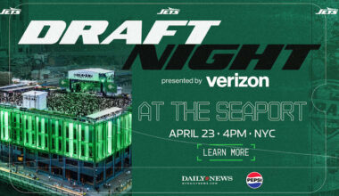 Jets to Host 2026 Draft Night Festivities in New York City