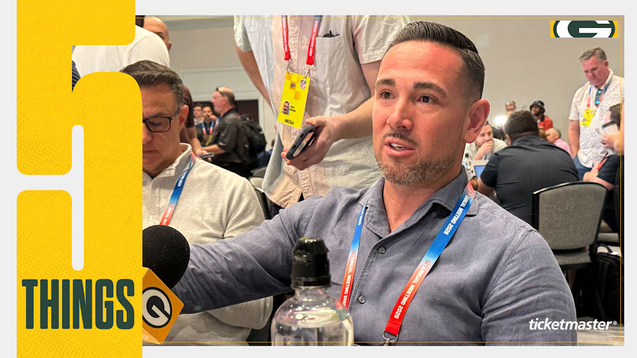 5 things learned from Matt LaFleur at the 2026 NFL Annual Meeting