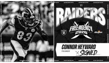 Raiders sign FB Connor Heyward