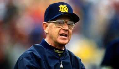 Legendary national championship coach Lou Holtz passes away
