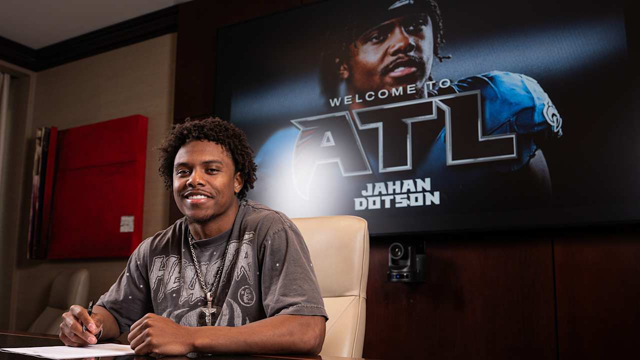 Joining the Falcons a full-circle moment and fresh start for WR Jahan Dotson 