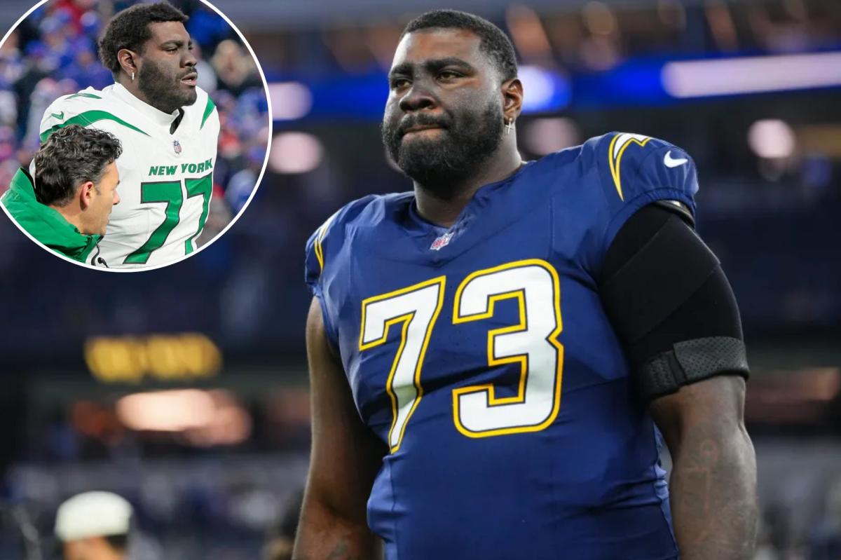 Chargers cut Jets bust Mekhi Becton ahead of NFL free agency