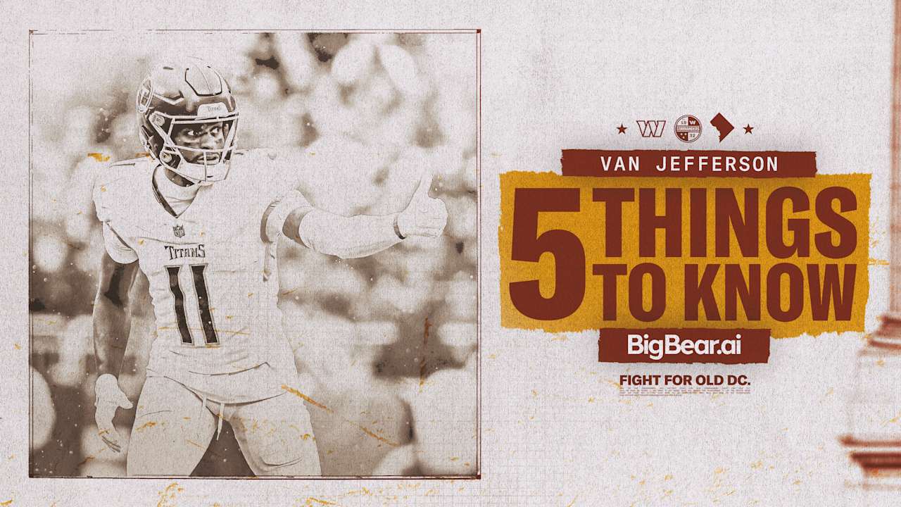 5 things to know about Van Jefferson