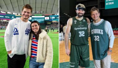 Drake Maye attends World Baseball Classic and brother Luke’s basketball game during trip to Japan
