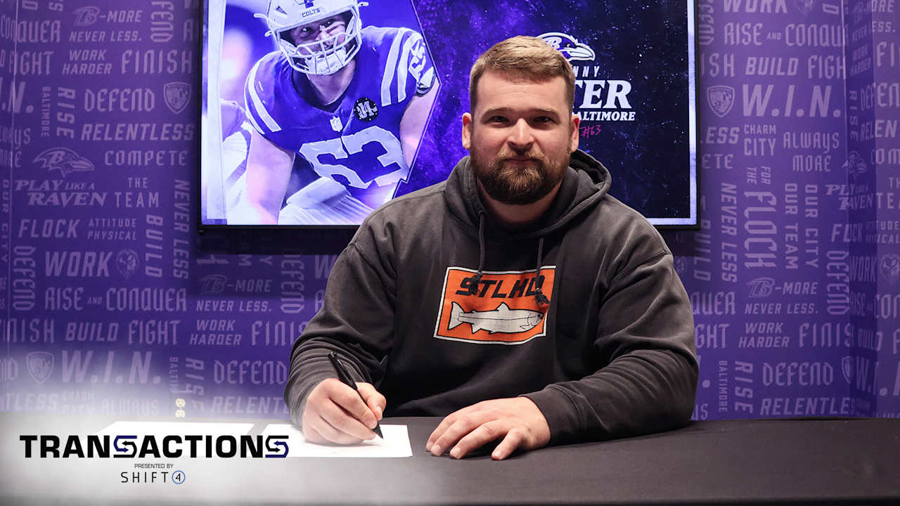 Ravens Sign Veteran Center Danny Pinter
