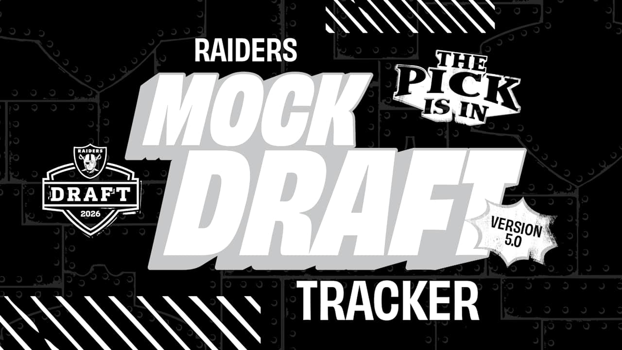 Raiders 2026 Mock Draft Tracker 5.0