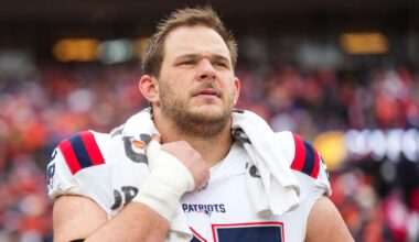 Bears acquire center Garrett Bradbury from Patriots to replace retired Drew Dalman