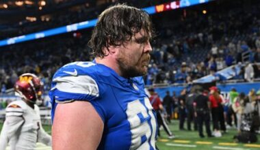 Detroit Lions Cut Starting Offensive Lineman Graham Glasgow After Seven Seasons