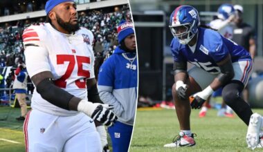Joshua Ezeudu gets Giants second chance with one-year contract