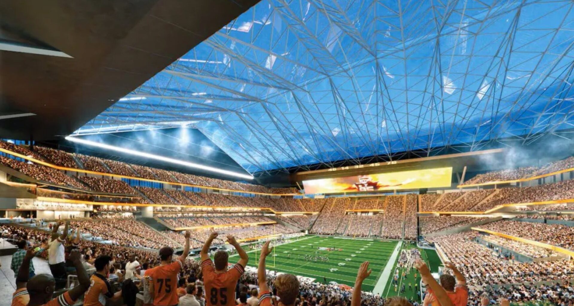 Iconic NFL franchise to start new $2.4 billion domed stadium build TODAY miles away from city center home