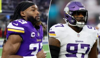 Vikings to cut Aaron Jones, Javon Hargrave in cap purge