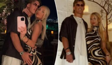 Jaxson Dart gives intimate look at offseason with girlfriend before second Giants season