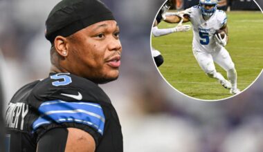 Lions' David Montgomery speaks out on report he 'wants out' of Detroit