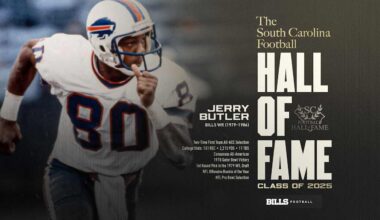Bills legend Jerry Butler inducted into South Carolina Football Hall of Fame