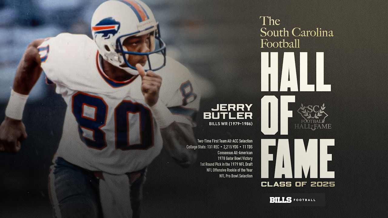 Bills legend Jerry Butler inducted into South Carolina Football Hall of Fame