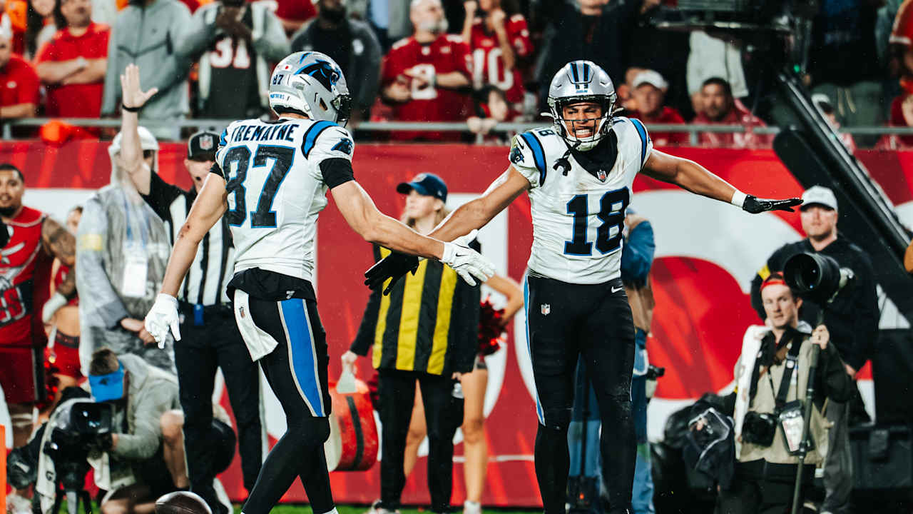 Panthers tender contracts to Jalen Coker, Brycen Tremayne