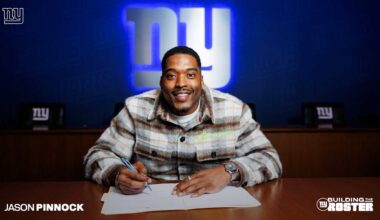 Giants bring back safety Jason Pinnock