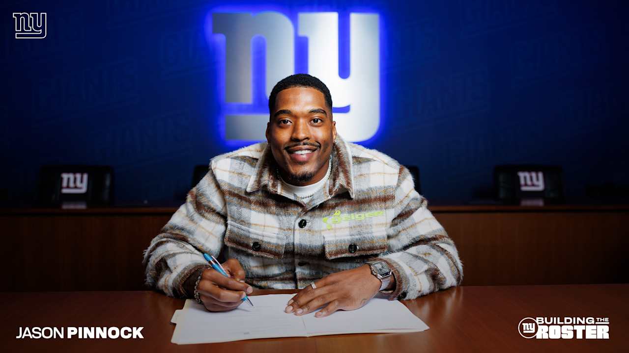 Giants bring back safety Jason Pinnock